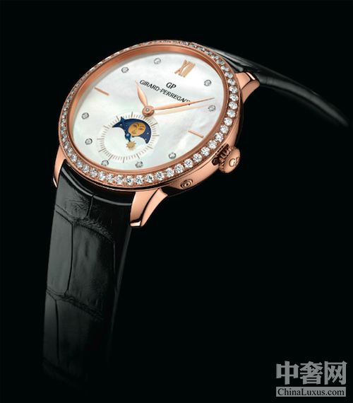 2012日内瓦高级钟表沙龙：芝柏1966女装月相腕表