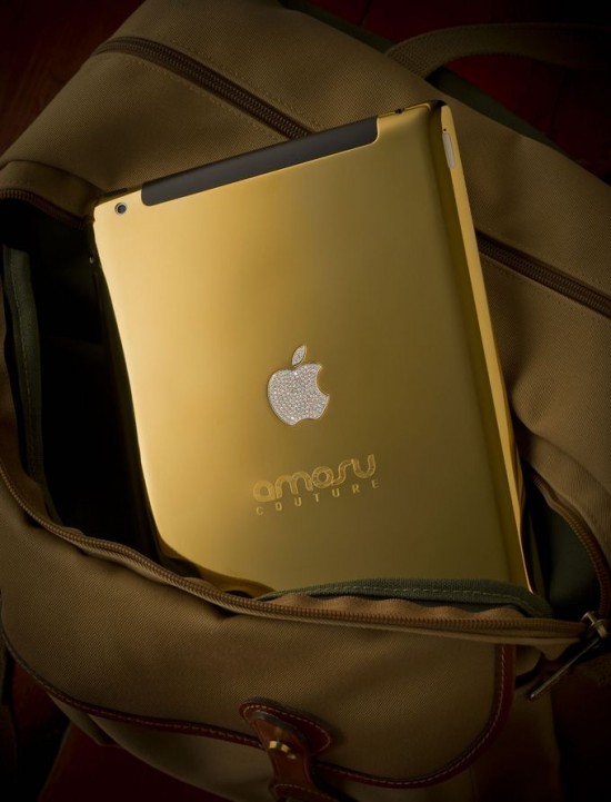 奢华的完美结合 施华洛世奇水晶24k黄金版iPad 2