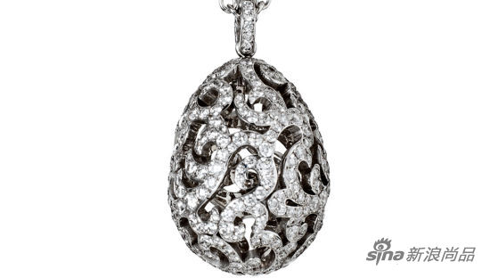 高级珠宝系列：珐琅宝石复活蛋吊坠
